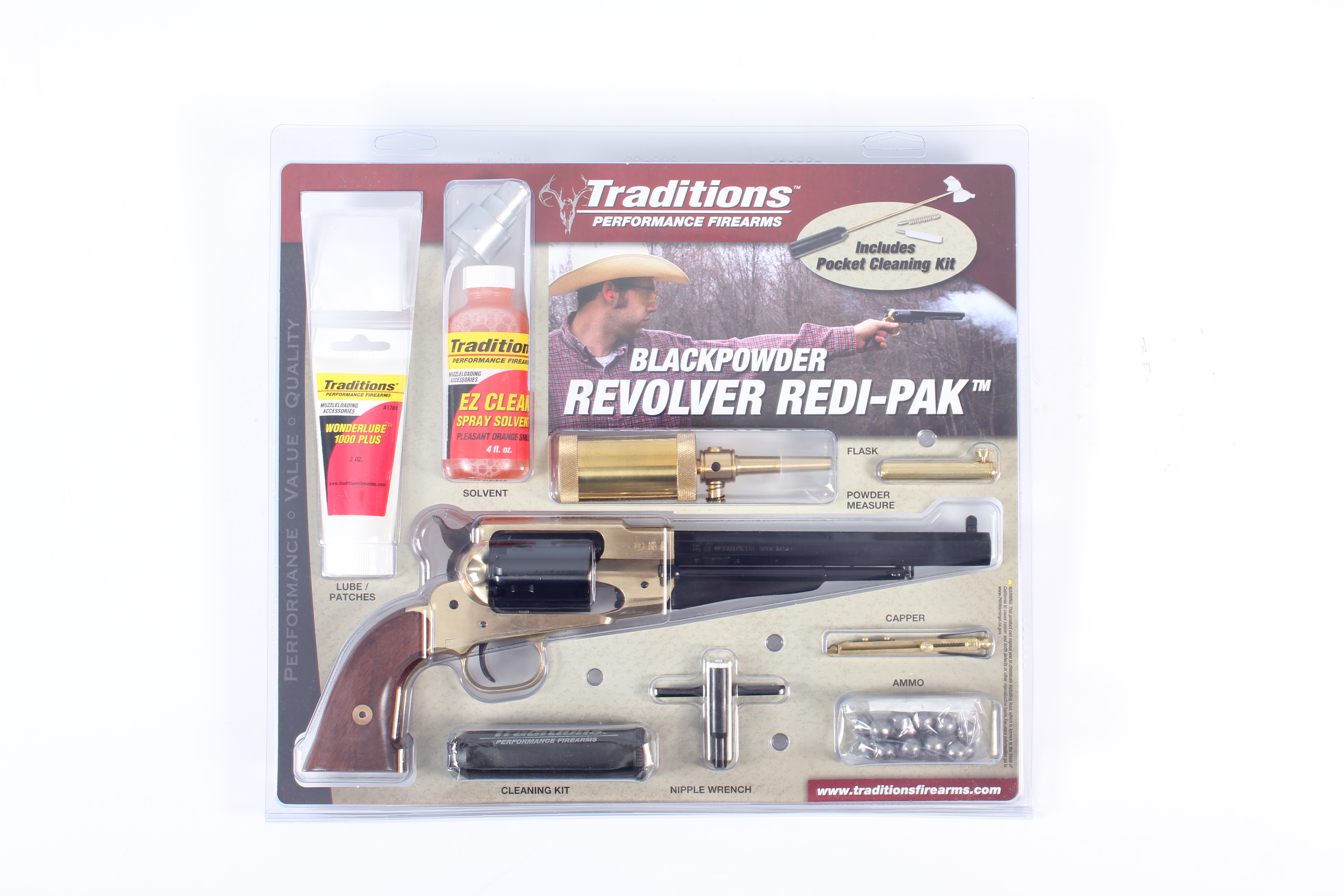 1851 Navy .44 Cal Black Powder Revolver Redi-Pak by Traditions at Fleet Farm